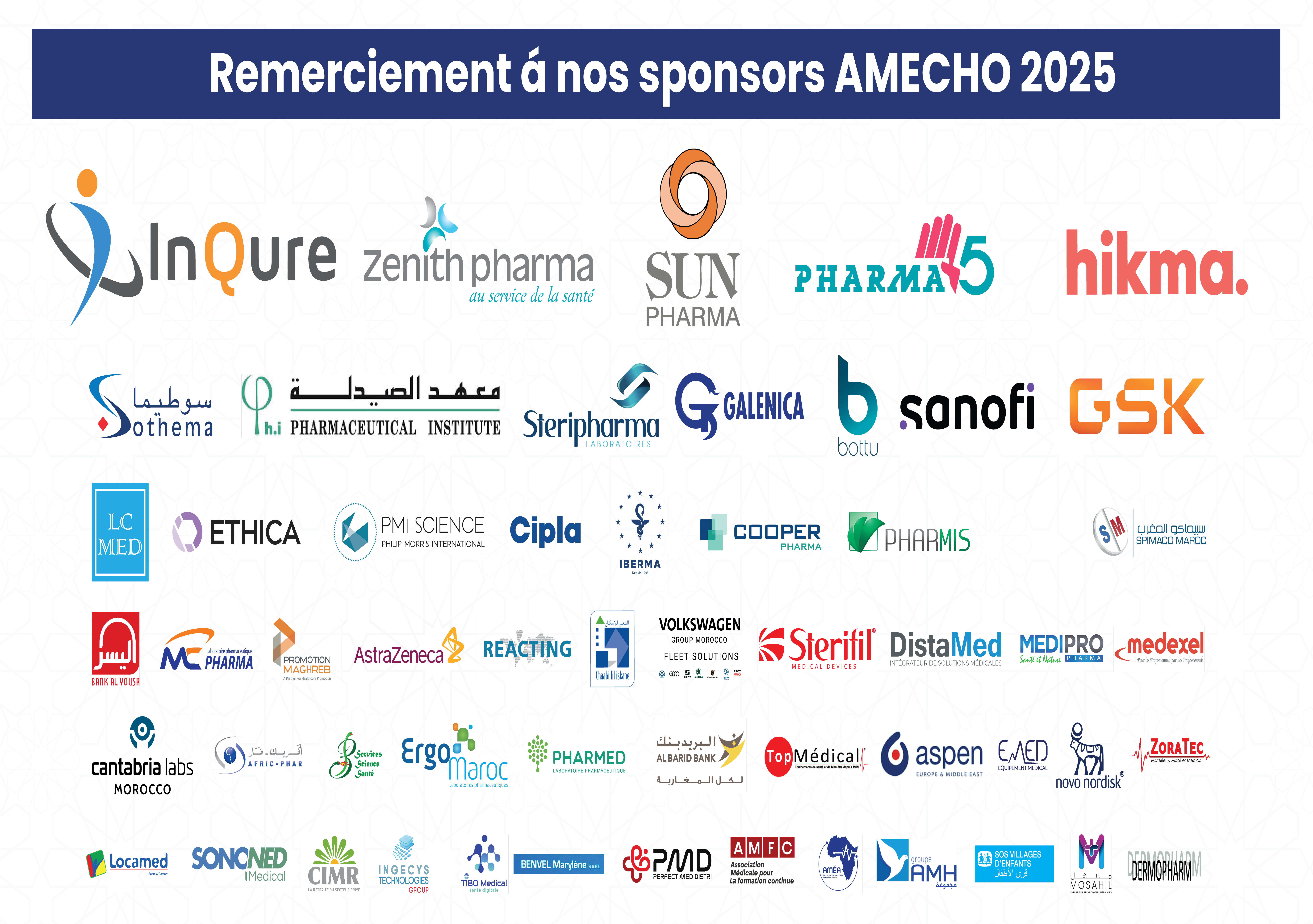 Remerciements Sponsors